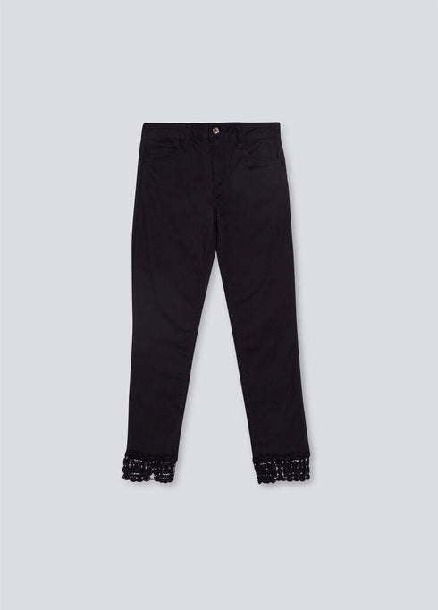 Pantalone Donna cinque tasche skinny Nero LIU JO- Francavilla Moda